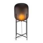 stojacia lampa pulpo Oda In Between, dymová sivá leptaná/čierna