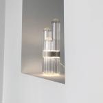 pulpo LED stolová lampa Cactus Small, číra/mosadzná farba