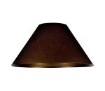 Náhradné tienidlo k stolnej lampe E14 21x11 cm tmavohnedá