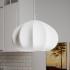 By Rydéns Ebba závesné svetlo, biele, Ø 50 cm, látka, E14