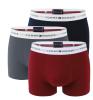 TOMMY HILFIGER - boxerky 3PACK signature cotton essentials regatta red & denim - limitovaná edícia