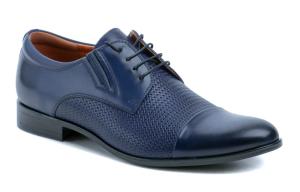 Conhpol C-A045-1279 modrá pánska spoločenská obuv EUR 42