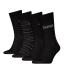 TOMMY HILFIGER - ponožky 4PACK Tommy stripes black v darčekovom balení