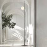 Stojacia lampa Karman Atmosphere, čierna, 178 cm, plast