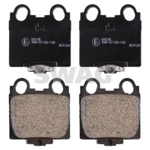 SWAG Sada brzdových platničiek kotúčovej brzdy 33 10 5132