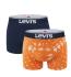 LEVI`S - boxerky 2PACK Levi`s summer orange & navy color combo - limitovaná edícia
