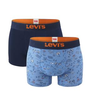 LEVI`S - boxerky 2PACK Levi`s men beach go blue color combo - limitovaná edícia