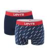 LEVI`S - boxerky 2PACK Levi`s men logo blue color combo - limitovaná edícia