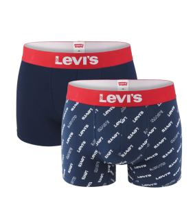 LEVI`S - boxerky 2PACK Levi`s men logo blue color combo - limitovaná edícia