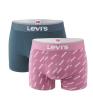 LEVI`S - boxerky 2PACK Levi`s men logo orchid color combo - limitovaná edícia