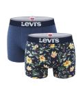 LEVI`S - boxerky 2PACK Levi`s men flower blue color combo - limitovaná edícia