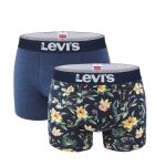 LEVI`S - boxerky 2PACK Levi`s men flower blue color combo - limitovaná edícia