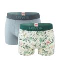 LEVI`S - boxerky 2PACK Levi`s men flower green color combo - limitovaná edícia