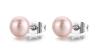 S`Agapõ Pôvabné oceľové náušnice s ružovou perlou Wisdom SWI28