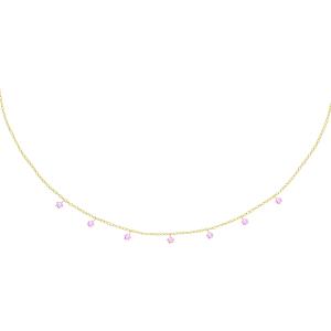 La Petite Story Pozlátený náhrdelník s príveskami Silver LPS10AWV37