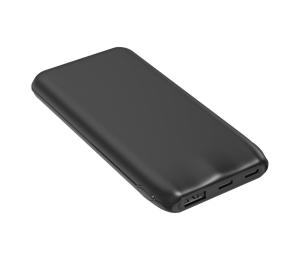 Powerbanka 10000 mAh 10W Power Delivery 2xUSB-C + 1xUSB-A čierna