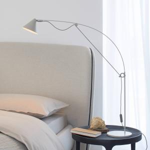 stolová LED lampa midgard AYNO S, sivá/sivá, 3 000 K, 76 cm