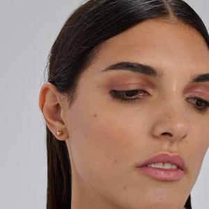 Brosway Minimalistické pozlátené náušnice Essential BNL11 0,5 cm