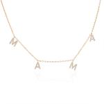 Agato Originálny pozlátený náhrdelník Mama AGT-N009W-G (retiazka, prívesok)