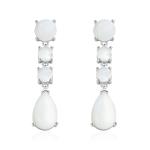 Agato Nádherné visiace náušnice s perleťou AGT-E119P