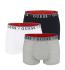 GUESS - 3PACK cotton stretch čierne, sivé a biele boxerky