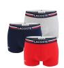 LACOSTE - Lacoste iconic cotton stretch solid color boxerky