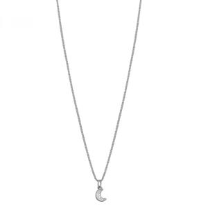Rosato Strieborný náhrdelník Mesiac so zirkónmi Allegra RZAL029 (retiazka, prívesok)