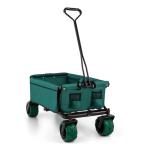 DURAMAXX The Green Bollerwagen ručný vozík skladací 70 kg 90 l široké kolesá 10 cm zelený