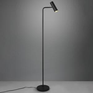 Stojacia lampa Marley, čierna, výška 151 cm, kov