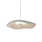 Bover LED závesné svietidlo Valentina S24, sivá/biela, Ø 24 cm