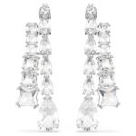 Swarovski Blyštivé náušnice s kryštálmi Matrix 5692515