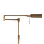 LED stojacia lampa New Bari, bronz, výška 180 cm, kov, stmievač