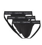 CALVIN KLEIN - jocksy 3PACK cotton stretch black color