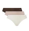 TOMMY Hilfiger - brazilky 3PACK light beige & cocoa bezšvové - special limited edition