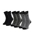 CALVIN KLEIN - 3PACK crystal black combo ponožky v darčekovom balení