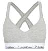 CALVIN KLEIN - Modern Cotton bralette lift sivá