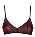DKNY - Mesh red snake print podprsenka