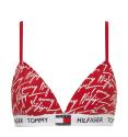 TOMMY HILFIGER - Tommy signature triangle podprsenka s jemnou výstužou a nastaviteľnými ramienkami