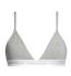 CALVIN KLEIN - CK ONE gray triangle podprsenka s nastaviteľnými ramienkami