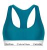 CALVIN KLEIN - braletka Modern cotton petrol color - special limited edition