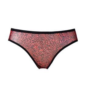 DKNY - Mesh red snake print bikiny