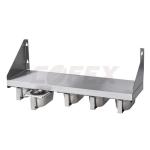 Nástenná polica s koreničkami