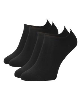 TOMMY HILFIGER - 2PACK čierne členkové ponožky