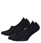 TOMMY HILFIGER - 2PACK čierne neviditeľné ponožky