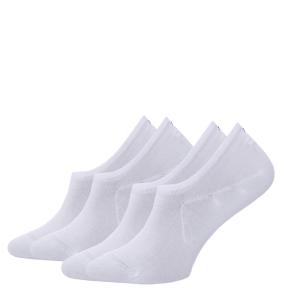 TOMMY HILFIGER - 2PACK biele neviditeľné ponožky