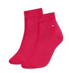 TOMMY HILFIGER - fold over rose red ponožky