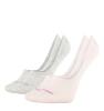 CALVIN KLEIN - 2PACK light pink combo neviditeľné ponožky