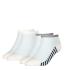 TOMMY HILFIGER - 2PACK summer stripes biele členkové ponožky