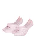 TOMMY HILFIGER - 2PACK pink fine preppy neviditeľné ponožky