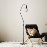 PR Home Stojacia lampa Loft, výška 150 cm, bez tienidla